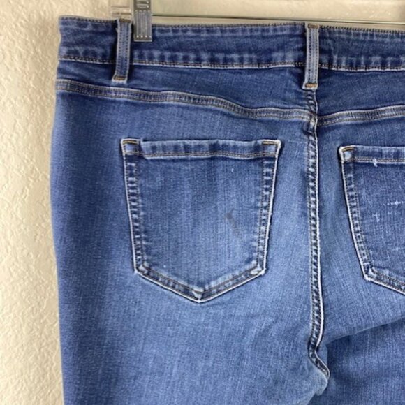 Lane Bryant Women's Skinny Stretch Blue Jeans Sz 16R - Picture 10 of 14